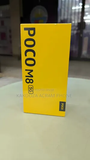 New Xiaomi Poco M8 256GB Yellow