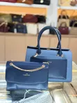 Crisrosy 12-Piece Genuine Leather Handbag with Wallet - 2