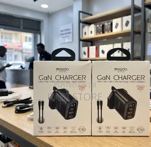 Yesido 25W 3-Port GaN Charger with USB-C to iPhone Cable