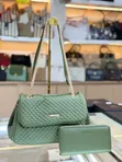 Classy 2-Piece Shoulder Bag with Wallet - 2