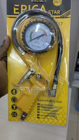 Pressure Gauge and Tire Inflator Gun