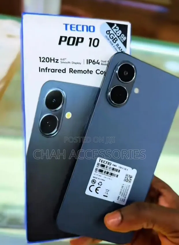 New Tecno Pop 10 128GB Black - 1