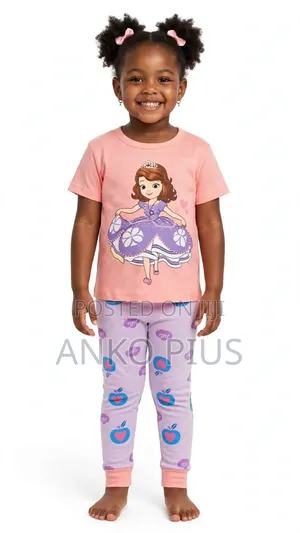 Girls Night Pyjamas - 77kids Cotton Two-Piece
