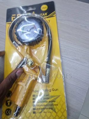 Epica Star Tire Inflating Gun with Pressure Gauge