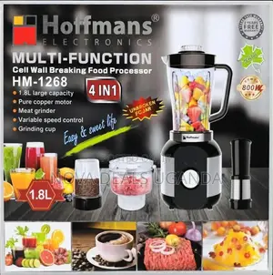 Hoffmans HM-1268 Multifunctional Food Processor 4-in-1 Blender | 800W