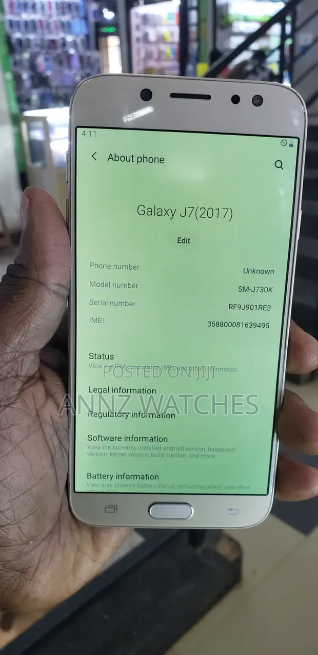 Samsung Galaxy J7 32GB Silver - 1