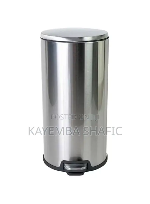 Danny Home 30L Stainless Steel Soft-Close Pedal Trash Can - 1