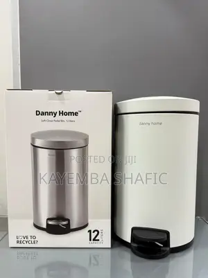 Danny Home 12L Stainless Steel Soft-Close Pedal Trash Can