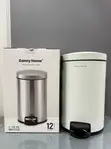 Danny Home 12L Stainless Steel Soft-Close Pedal Trash Can - 1
