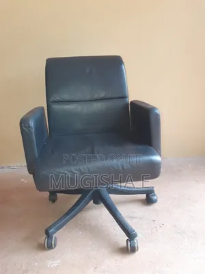 Black Leather Office Chair