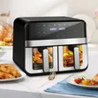 Hoffmans HM-802 Dual Basket Air Fryer - 1