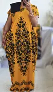 Stylish Ladies Kaftan Dera Dress with Scarf - 3