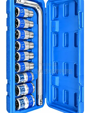 INGCO 10-Piece Chrome Vanadium Socket Set
