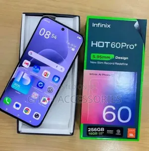 New Infinix Hot 60 Pro+ 256GB Black