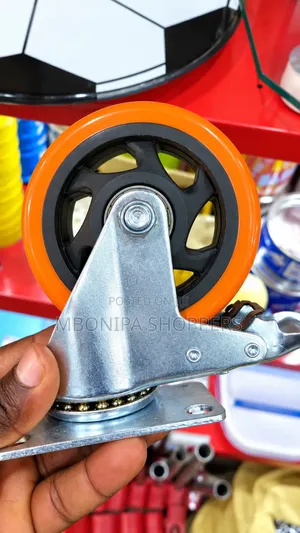 4-Piece 4" Carbon Steel Swivel Caster Wheels