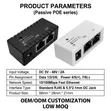 48V Gigabit Passive PoE Adapter - 5