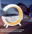 3-in-1 Wireless Charger with Bluetooth Speaker & Lamp - 2
