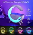 3-in-1 Wireless Charger with Bluetooth Speaker & Lamp - 3