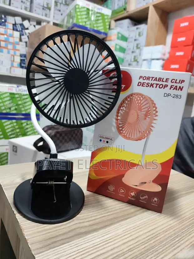 Portable Desktop Table Fan - Rechargeable - 1