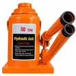 50 Ton Hydraulic Bottle Jack with Pressure Gauge - 2