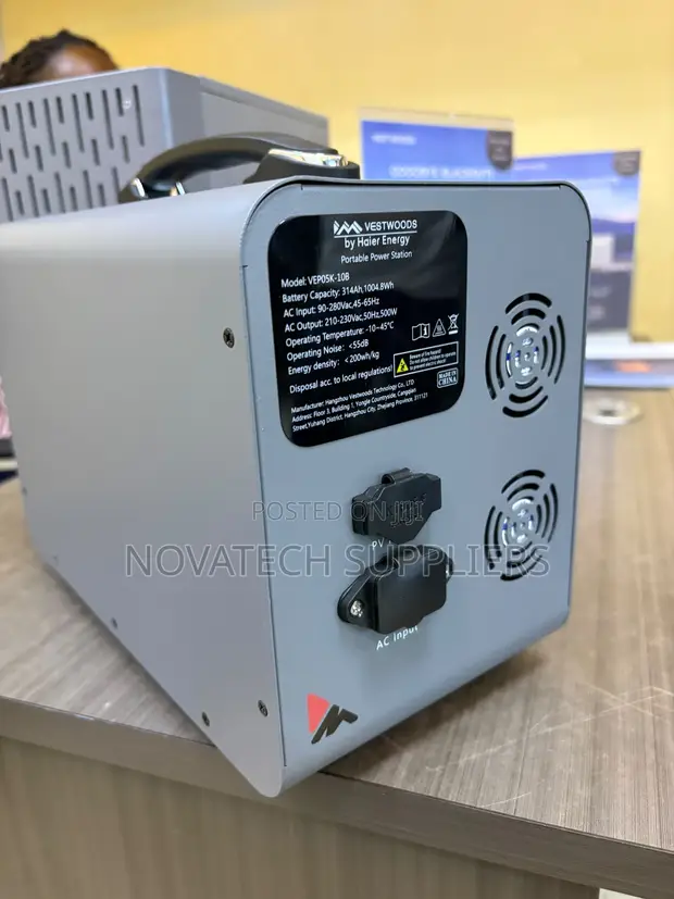 Vestwoods 1004.8Wh LiFePO4 Power Station 500W Solar Ready - 1