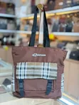 Goodpatner Brown Multi-Pocket Canvas & Nylon Tote Bag - 2