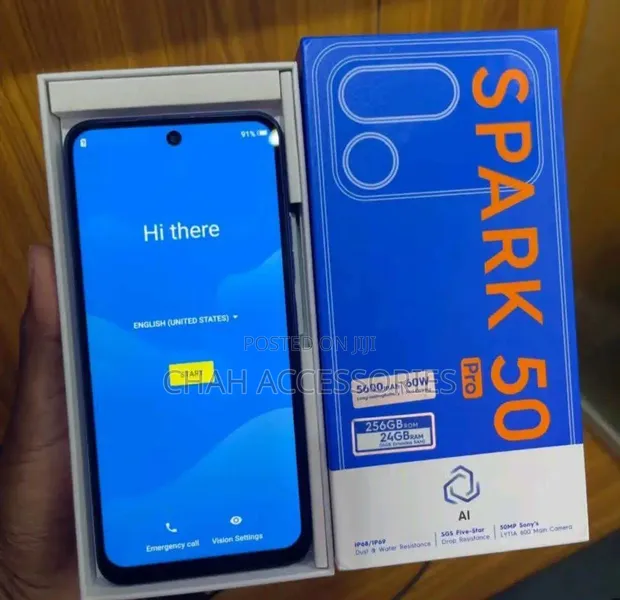 New Tecno Spark 50 Pro 256GB Blue - 1