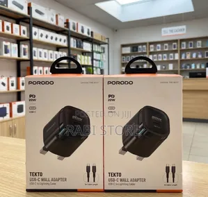 Porodo Tekto 20W USB-C Wall Adapter & Lightning Cable