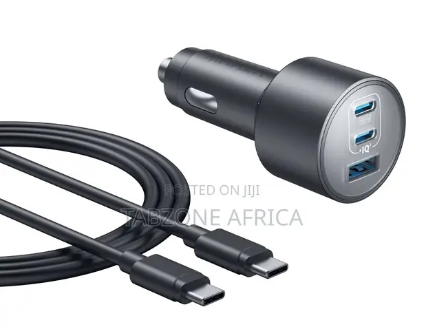 Anker Nano Car Charger 167.5W, 3 Ports - 1