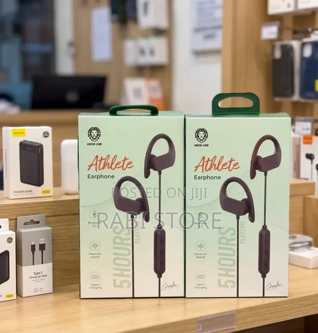 Green Lion Athlete Earphones - 1