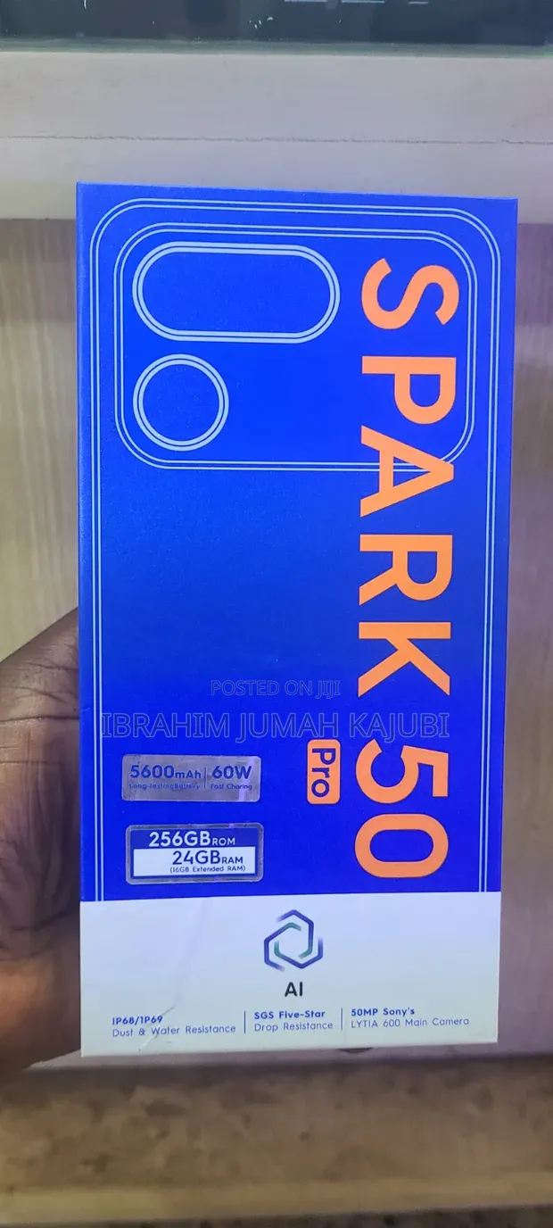 New Tecno Spark 50 Pro 256GB Blue - 1