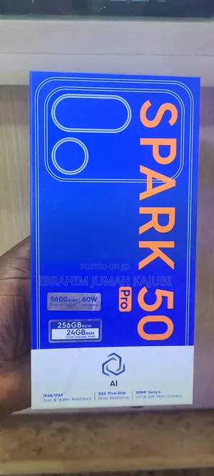 New Tecno Spark 50 Pro 256GB Blue