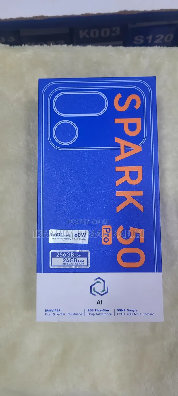 New Tecno Spark 50 Pro 256GB Bronze - 1