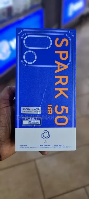 New Tecno Spark 50 Pro 256GB Graphite