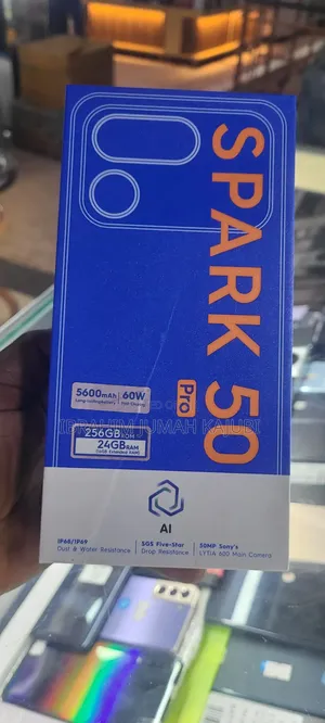 New Tecno Spark 50 Pro 256GB Silver