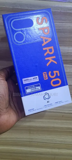 New Tecno Spark 50 Pro 256GB Yellow