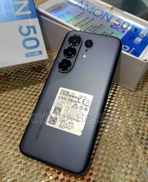 New Tecno Camon 50 Pro 256GB Black