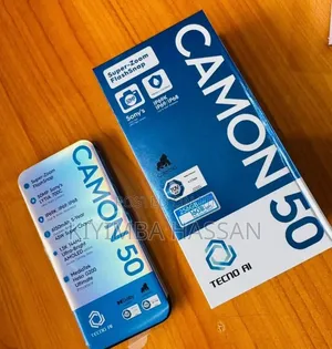 New Tecno Camon 50 256GB Black