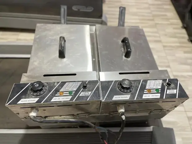Used ADH Commercial Electric Double Deep Fryer - 1