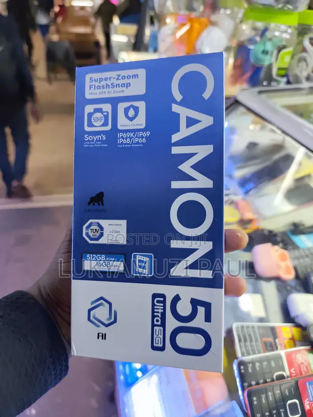 New Tecno Camon 50 Ultra 512GB Black - 1