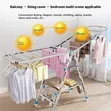 Heavy-Duty Foldable Gullwing Clothes Drying Rack - 3
