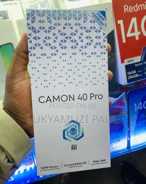 New Tecno Camon 40 Pro 5G 256GB Black