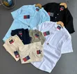 Men's Half-Sleeve Casual Cotton-Linen Shirt - 1