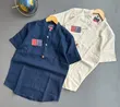 Men's Half-Sleeve Casual Cotton-Linen Shirt - 3