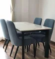 Brand New Rectangular 4-Seater Dining Table - Any Colour - 1