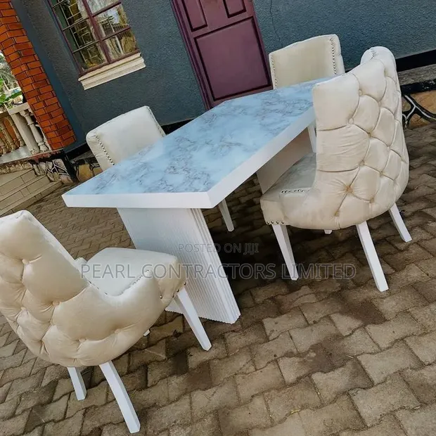 Heavy Duty 4 Seater Dining Set - Any Colour - 1