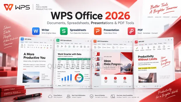 WPS Office 2026: Documents, Spreadsheets, Presentations & PDF Tools - 1
