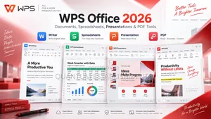 WPS Office 2026: Documents, Spreadsheets, Presentations & PDF Tools