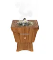 Porodo Lifestyle Classic Wood-Finish Portable Incense Burner - 4