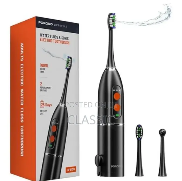 Porodo Lifestyle Water Flosser & Sonic Electric Toothbrush - 1